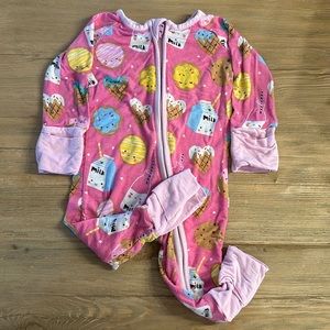 Little Sleepies Zippy, 0-3m, Cookies & Milk